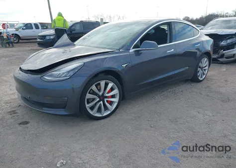 2019 Tesla Model 3 Long Range/Performance from USA, damaged, VIN 5YJ3E1EB7KF389142